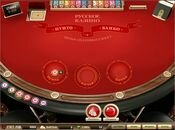 Online casino game punto banco